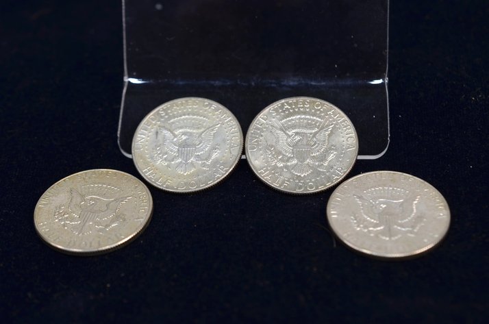 Image for (4) 1967 Kennedy Half Dollar