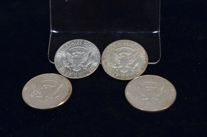 Image for (4) 1966 Kennedy Half Dollar
