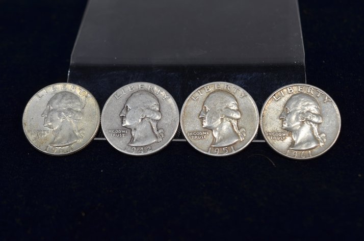 Image for (4) Washington Quarter Dollar