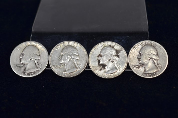 Image for (4) Washington Quarter Dollar