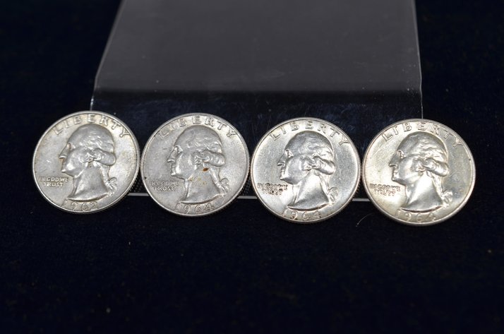 Image for (4) Washington Quarter Dollar