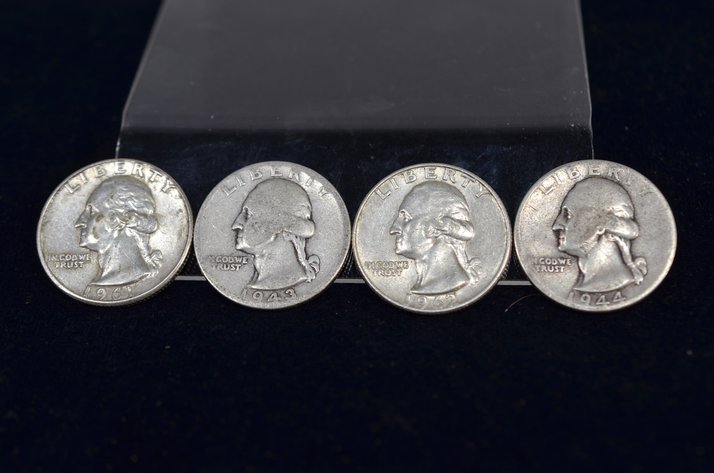 Image for (4) Washington Quarter Dollar