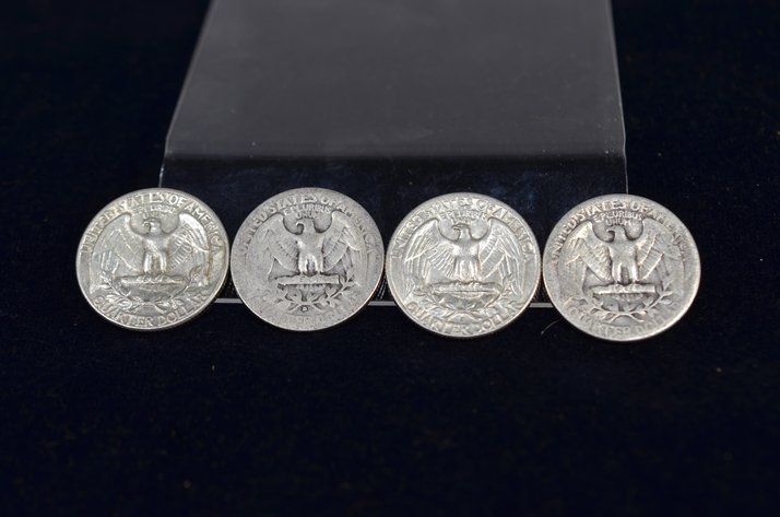 Image for (4) Washington Quarter Dollar