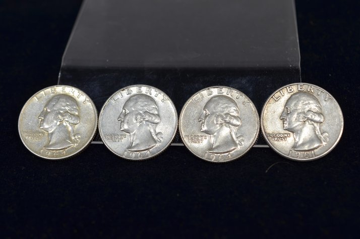 Image for (4) Washington Quarter Dollar