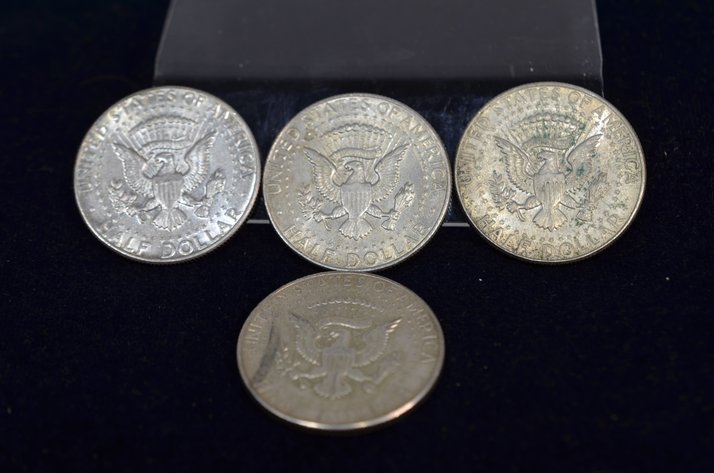 Image for (4) 1966 Kennedy Half Dollar