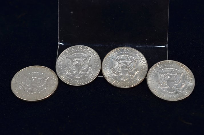 Image for (4) 1968 Kennedy Half Dollar