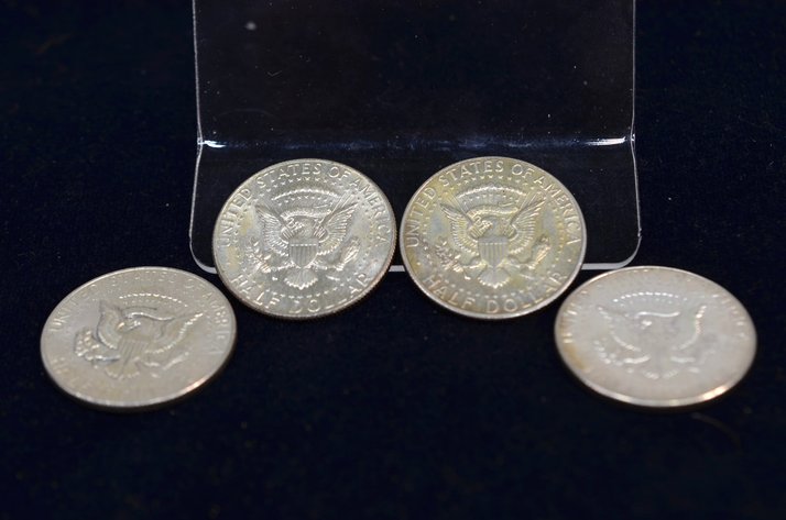 Image for (4) 1968 Kennedy Half Dollar