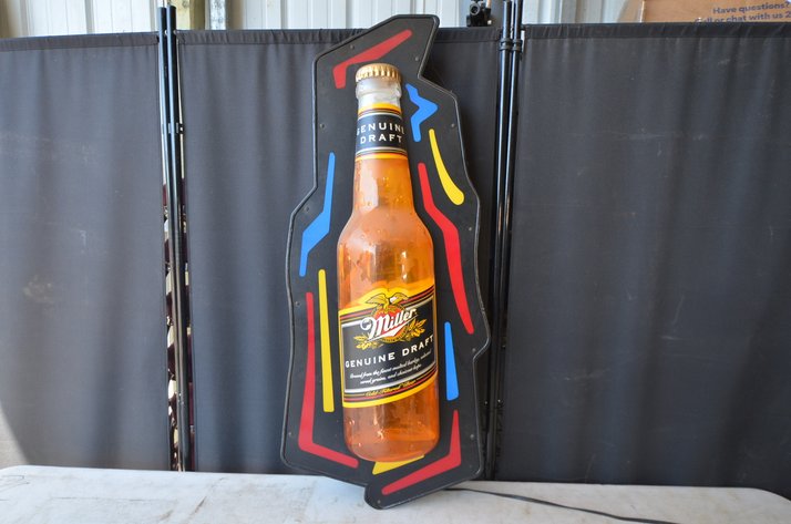Image for 1997 Miller Genuine Draft Light Up Sign