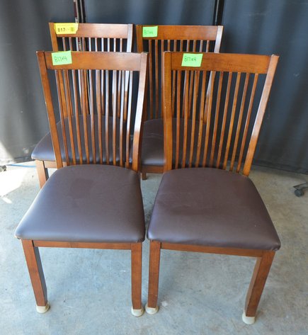 Image for (4) Padded Chairs