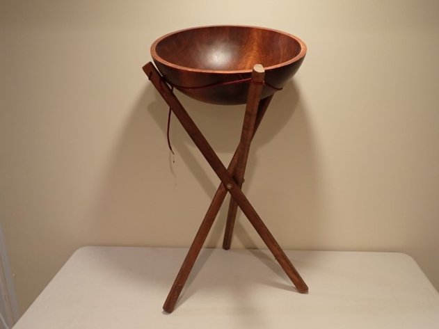 Image for Vintage Baribocraft Salad Bowl with Stand