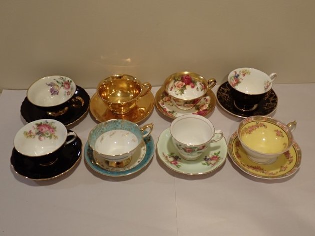 Image for Assorted Lot of Teacups and Saucers