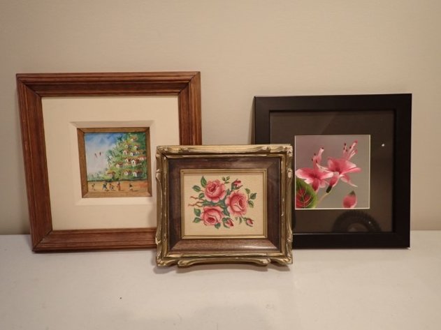 Image for 3 Framed Original Artworks