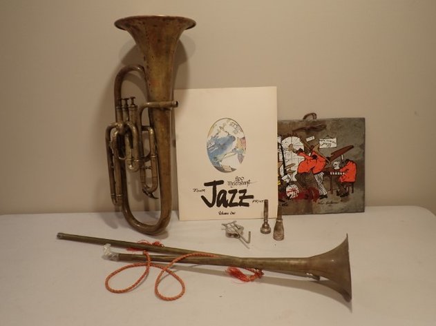 Image for Jazzy Lot with Vintage Horn and more