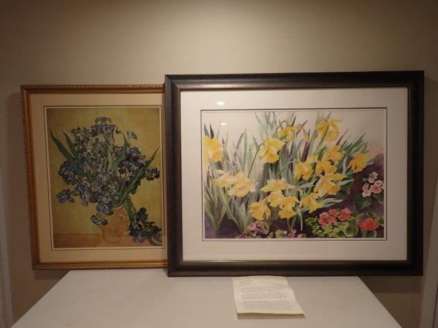 Image for Large Floral Artwork
