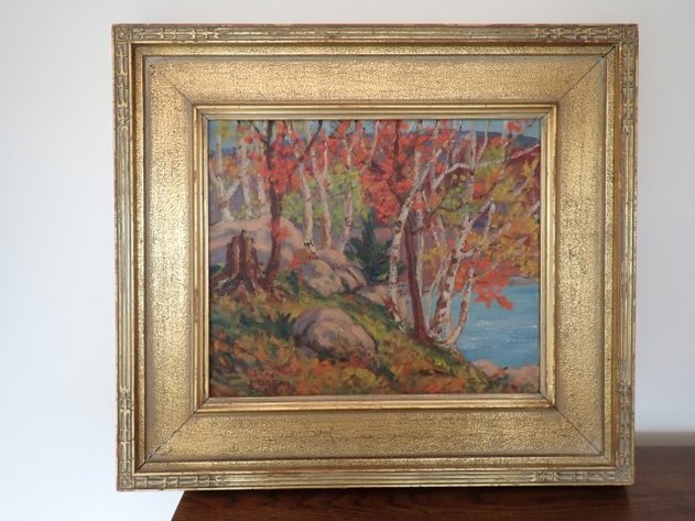 Image for Vintage Framed Oil Painting