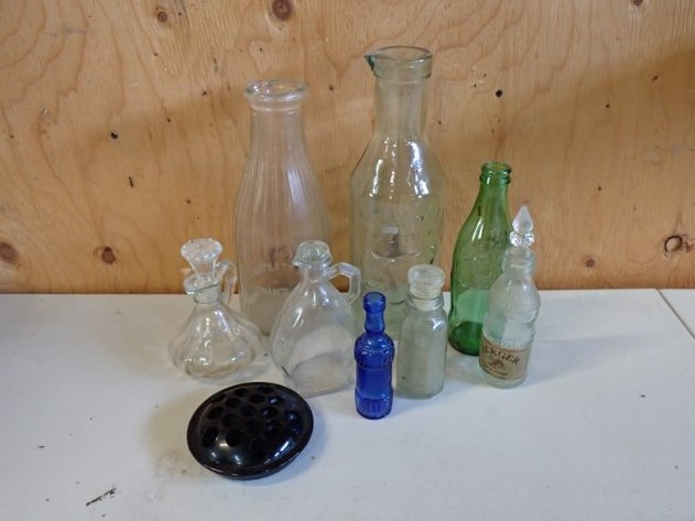 Image for Vintage Glass Bottle Assortment