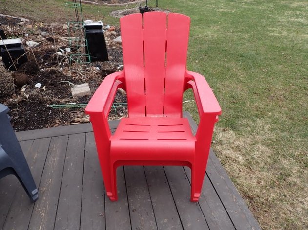 Image for 2 Red Muskoka Chairs