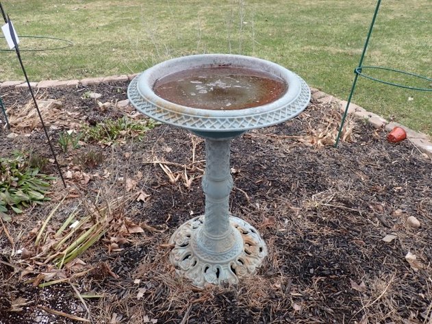 Image for Metal Birdbath