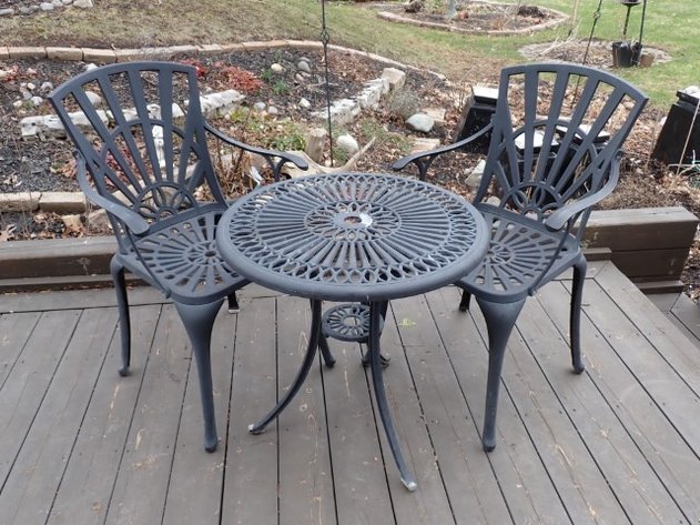 Image for Metal Outdoor Cafe Set
