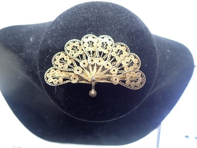 Image for Antique 800 Silver Brooch