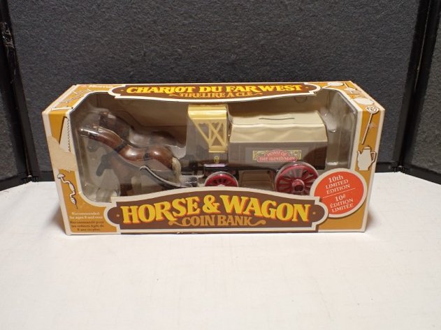 Image for Horse & Wagon Coin Bank