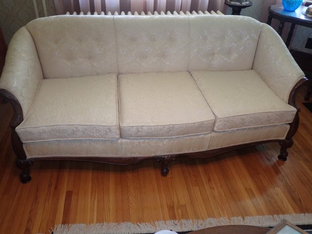 Image for Three Seater Damask Sofa