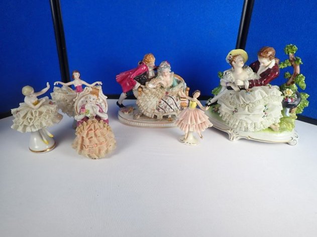 Image for Dresden Lace figurines