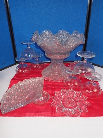 Image for Cut Glass Punch Set