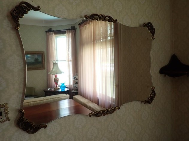 Image for MCM Mirror with Gilt