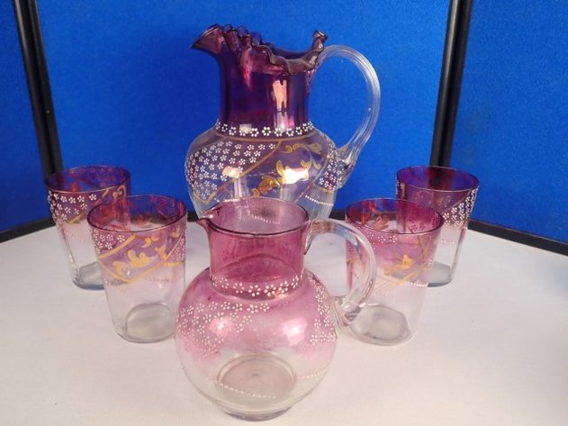 Image for Pitchers and Glasses with enamel work