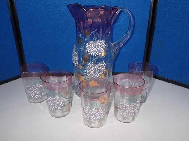 Image for Floral Hand Painted Enamel