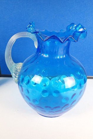 Image for VTG Fenton Blue Thumbprint
