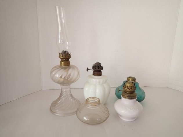 Image for Antique Miniature Oil Lamps