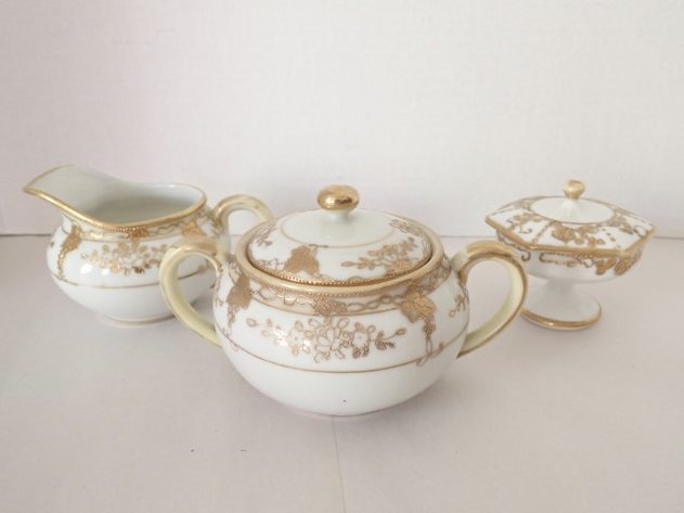 Image for Antique Nippon Porcelain Tea Set
