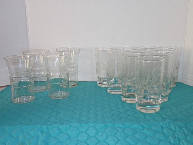 Image for Cornflower Cut Glass Tumblers