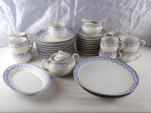 Image for Antique Japanese Nippon Dinnerware Set
