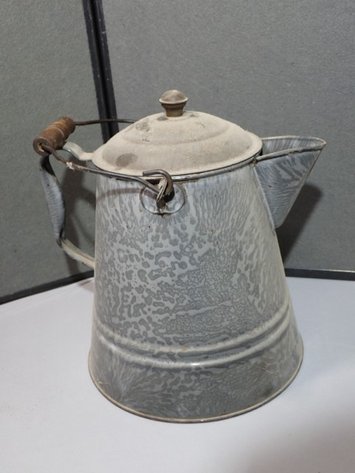 Image for Antique Cowboy Coffee Pot