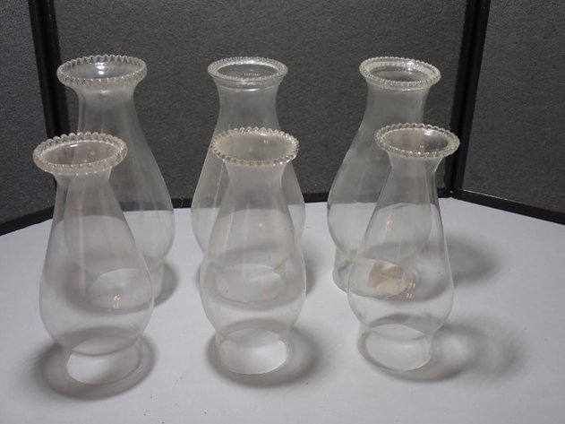 Image for Clear Glass Hurricane Shades