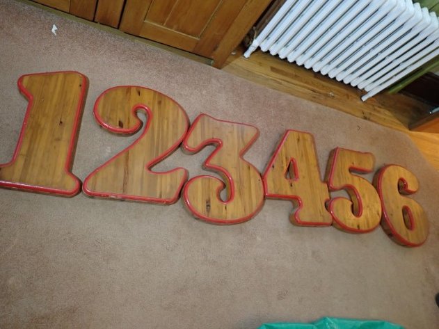 Image for Wooden Numbers 1-6