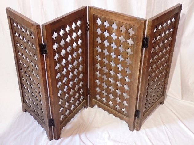 Image for Four Piece Wooden Screen