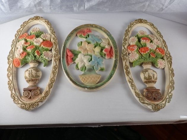 Image for Three Plaster Florals