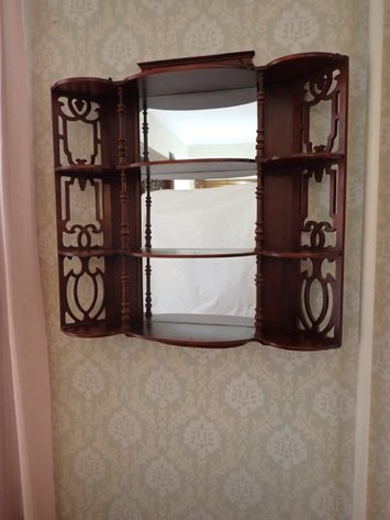 Image for What Not Shelf with Mirror