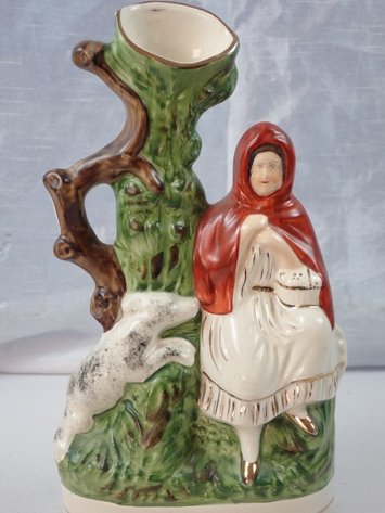 Image for Victorian Staffordshire Spill Vase