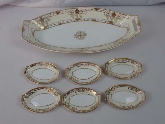 Image for Antique Nippon Celery Set