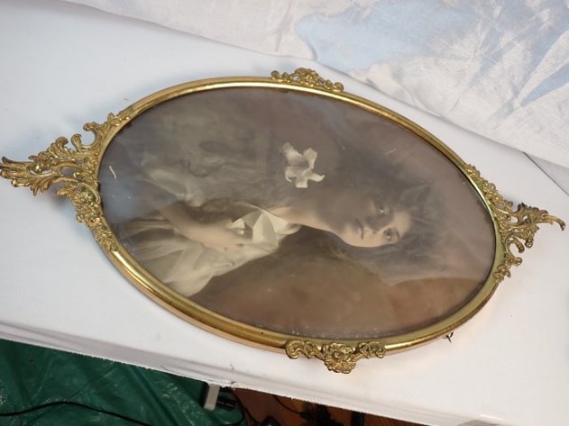 Image for Framed Antique Victorian Era Portrait