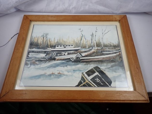 Image for Framed Original Watercolour Painting