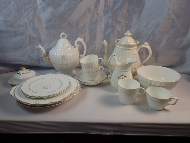 Image for Vintage J&G Meakin White Tea/Coffee Set