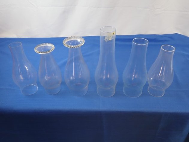 Image for Clear Glass Hurricane Shades