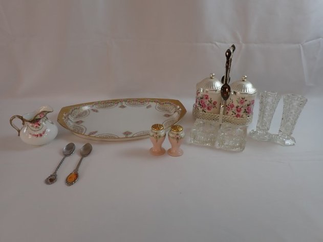 Image for Vintage Glass & Porcelain Tableware