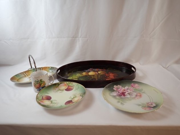 Image for Antique/Vintage Hand-Painted Porcelain